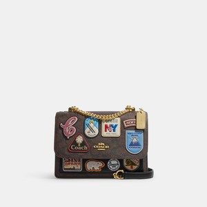 NWT Coach Outlet Klare Crossbody In Signature Canvas With Ski Patches